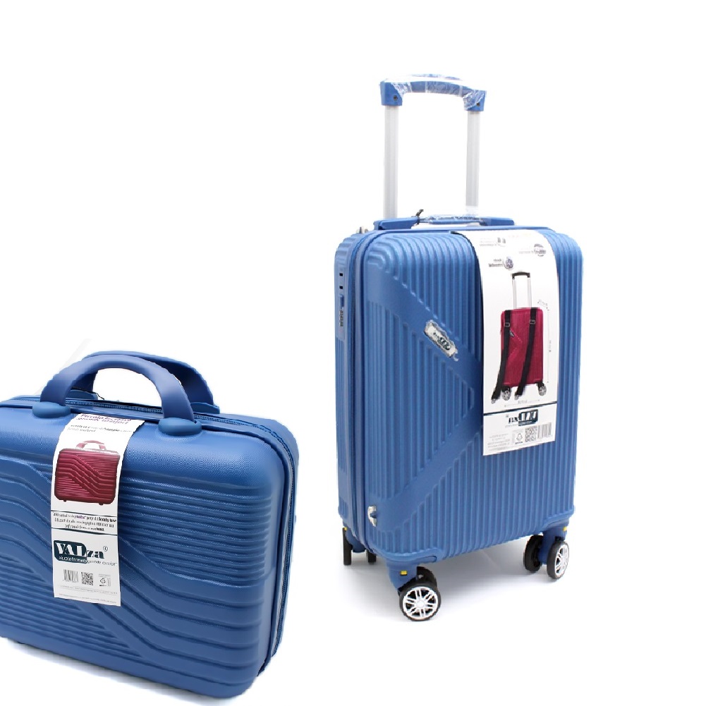 Image of Valigia Rigida Trolley Bagaglio a Mano con BeautyCase Ruote staccabili 45x36x20cm