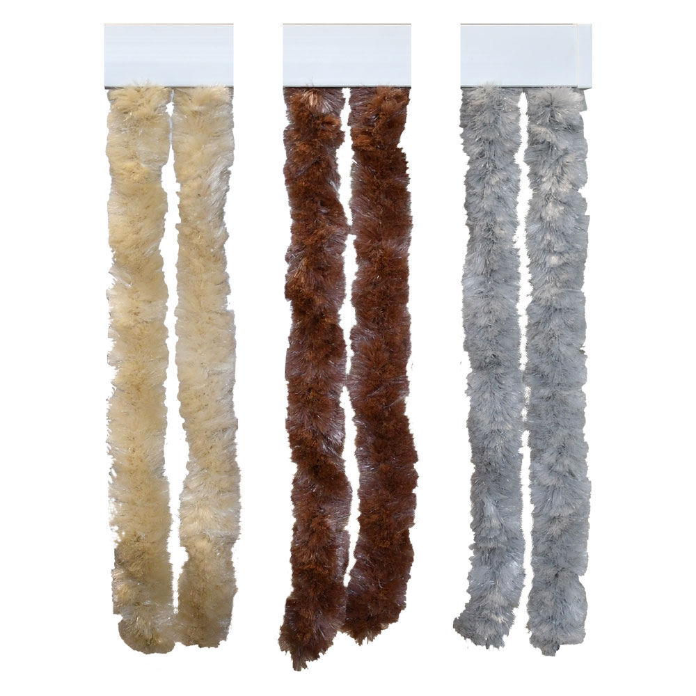 TENDA IN CINIGLIA PER  PORTA 'C42' cm. 125 x 230 - beige -- DF 8047782