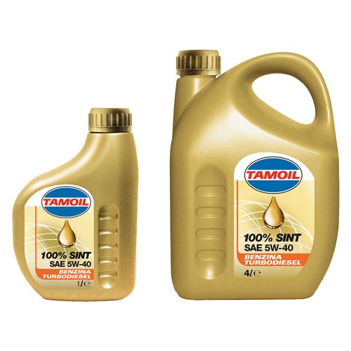 OLIO MOTORE PER AUTOVETTURE 'TAMOIL 100% SINT' 5W40 - lt. 1 pz 12