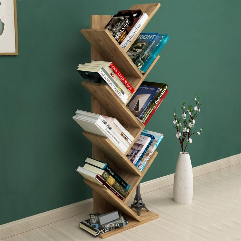 Image of Libreria Porta Libri Riviste Naturale Salvaspazio Moderno Divisorio Salvaspazio