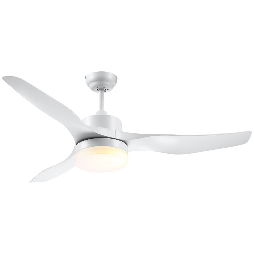 Image of VENTILATORE DA SOFFITTO CON LUCE LED A 3 MODALITÀ CON TELECOMANDO, 6 VELOCITÀ, F132X40CM