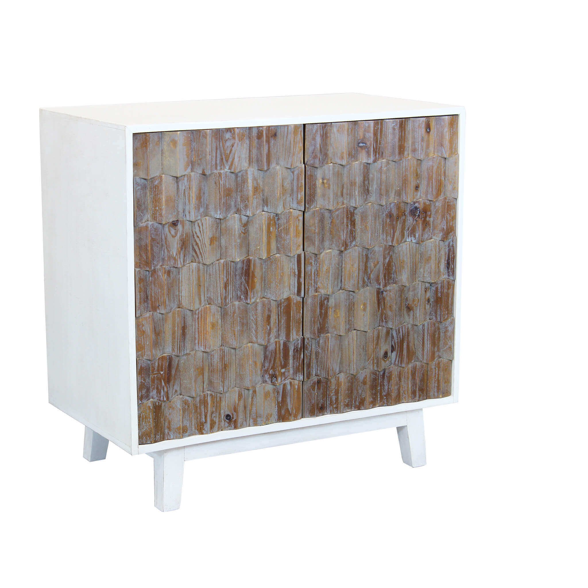 Image of ANGUS MOBILE DA ARrossoO CON 2 ANTE 90 X 50 X 89 CM BICOLOR