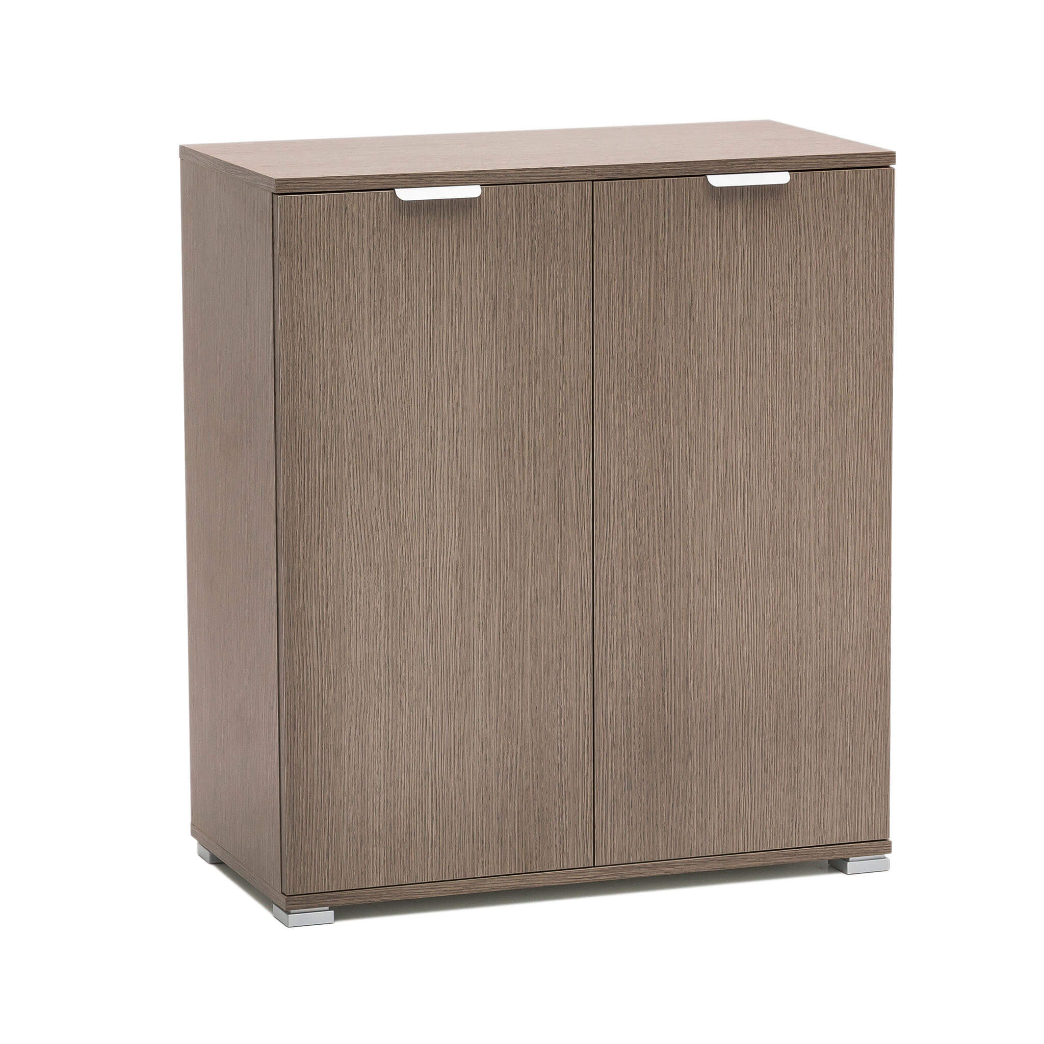Image of MOBILETTO CON 2 ANTE IN ROVERE GRIGIO 75 X 38 X H85 CM