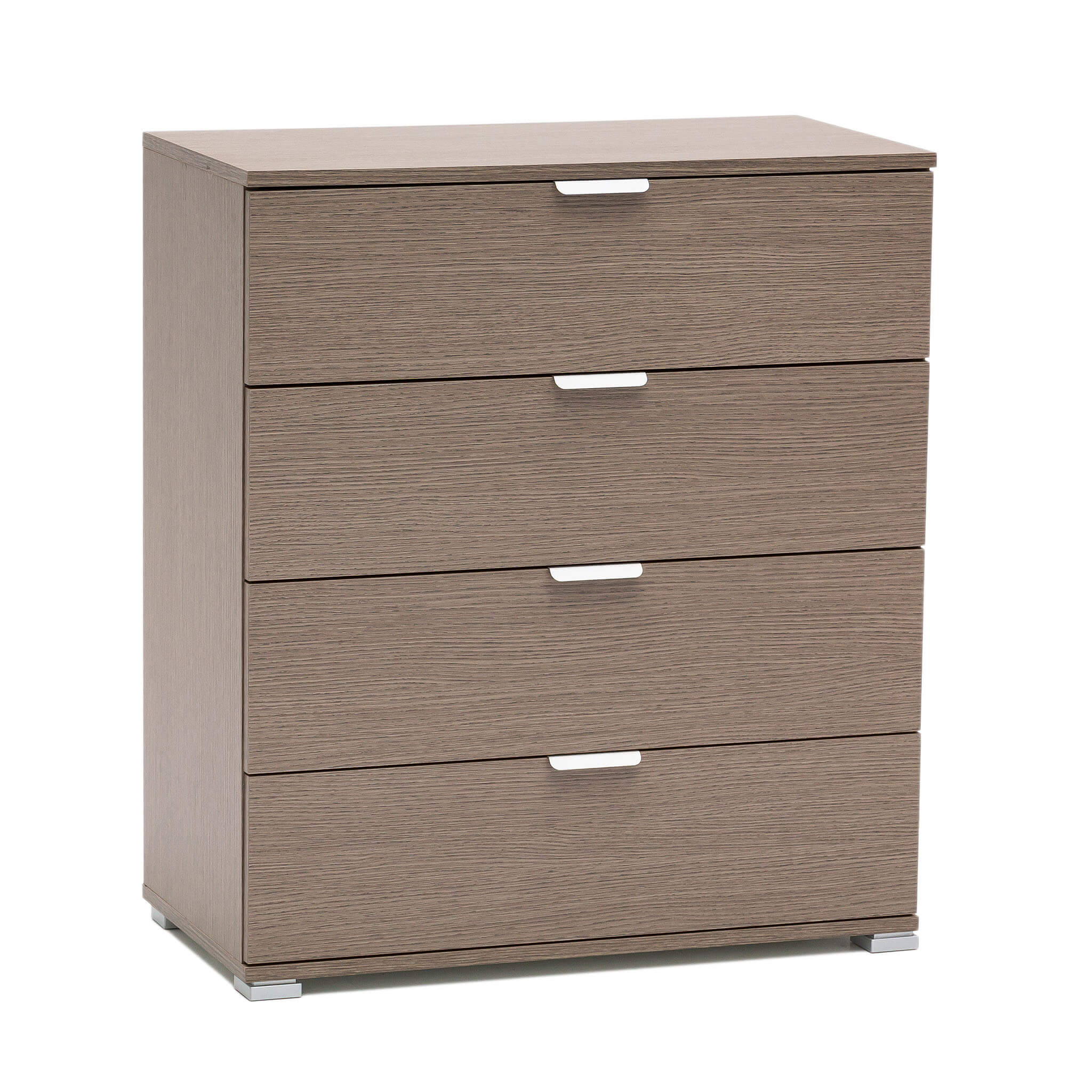Image of CASSETTIERA ROVERE GRIGIO CON 4 CASSETTI 75 X 38 X H85 CM