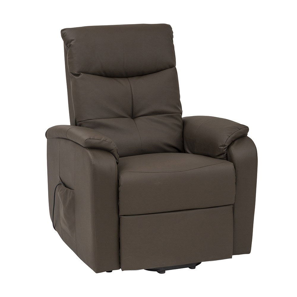 POLTRONA RELAX ELETTRICA MASSAGGIANTE IN COLORE MARRONE