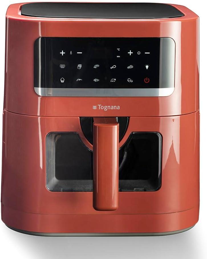 Image of TOGNANA IRIDEA FRIGGITRICE AD ARIA 7 LITRI 1800W ROSSO