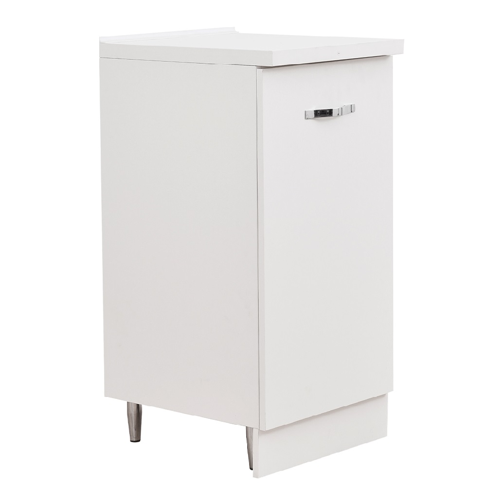 Image of Mobile Cucina Componibile Base 1 anta Colore Bianco 40x50 H 85 cm