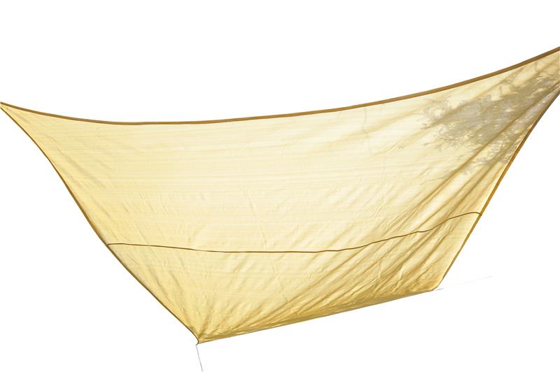 Image of TENDA DA SOLE A VELA QUADRATA IN HDPE 360 X 360 CM IN COLORE SABBIA