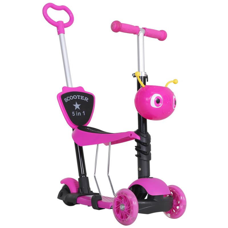Image of MONOPATTINO 3 RUOTE PER BAMBINI SEDILE E MANIGLIONE ALTEZZA REGOLABILE