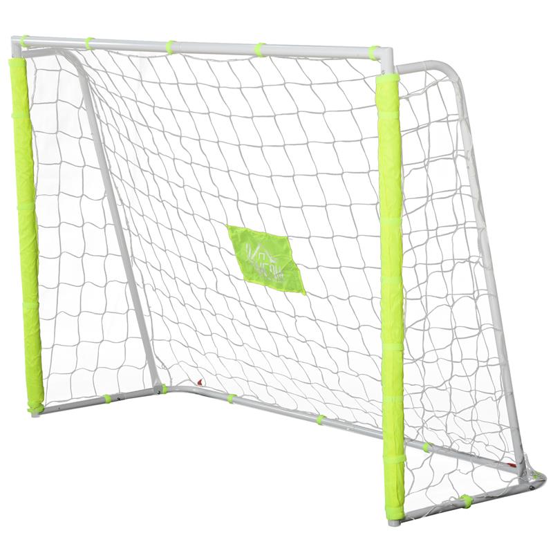 Image of PORTA DA CALCIO RETE CON BERSAGLIO CENTRALE E PALI IN TESSUTO 186X62X123 CM