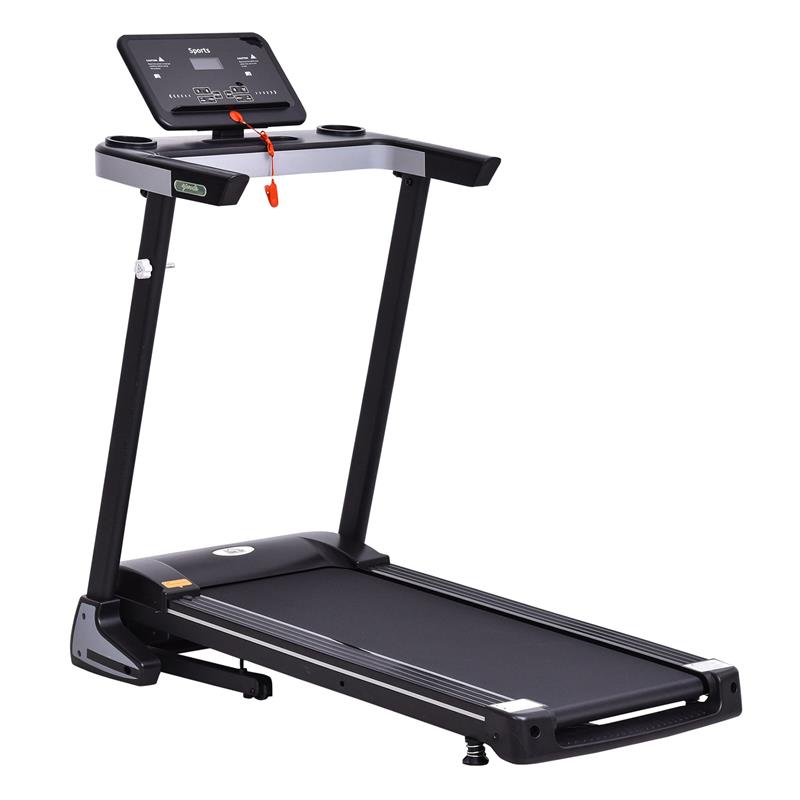 Image of TAPIS ROULANT ELETTRICO PIEGHEVOLE 1-12KM/H MOTORE 500 W SCHERMO LCD NERO