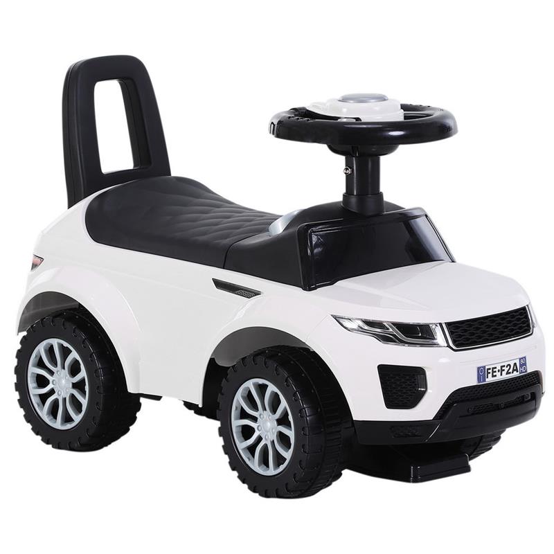 Image of MACCHINA CAVALCABILE GIOCATTOLO PER BAMBINI 12-36 MESI BIANCA