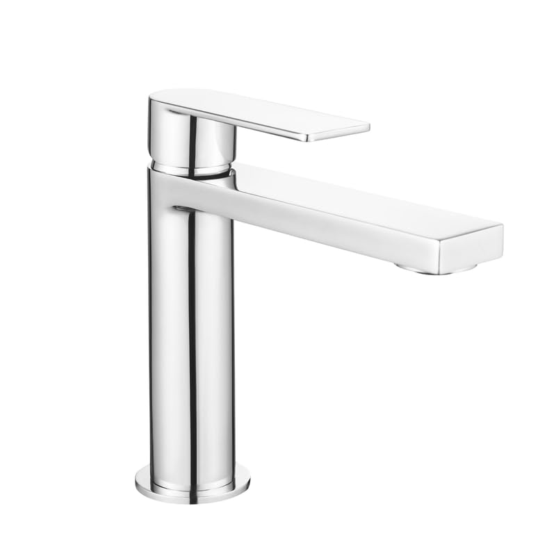 Image of IMPALLI Miscelatore Lavabo Bagno Finitura Cromo Rubinetto Bagno Lavabo Completo Di Piletta Click Clack 1&#39;&#39; 1/4 E Troppo Pieno Miscelatore Bagno Lavabo Serie 18