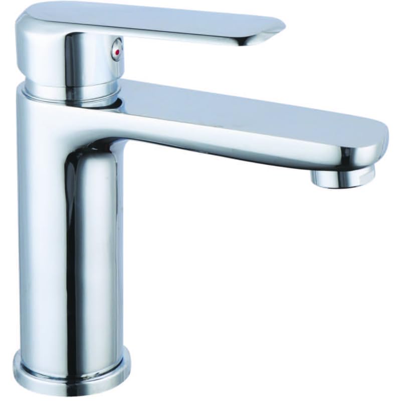 Image of IMPALLI Miscelatore Lavabo Bagno Completo Di Piletta Pop Up1&#39;&#39; 1/4 E Flessibili Rubinetto Bagno Lavabo 150X150 Mm Miscelatore Bagno Lavabo Serie HH (CROMO)