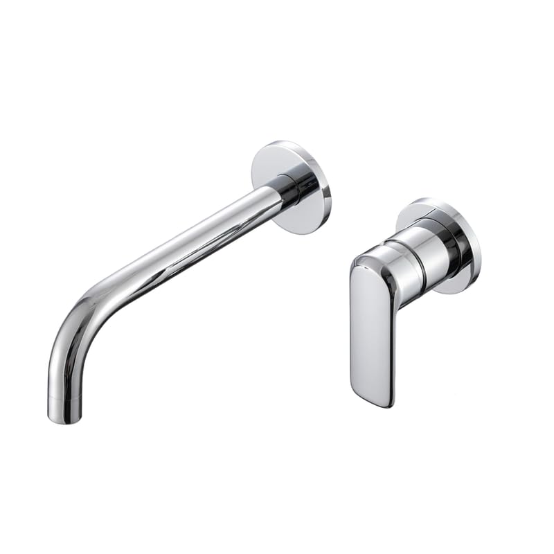 Image of IMPALLI Miscelatore Lavabo Bagno A Incasso Con Deviatore Rubinetto Bagno Lavabo Con Piletta Click Clack 1&#39;&#39; 1/4 Inclusa Miscelatore Bagno Lavabo Serie HH (CROMO)