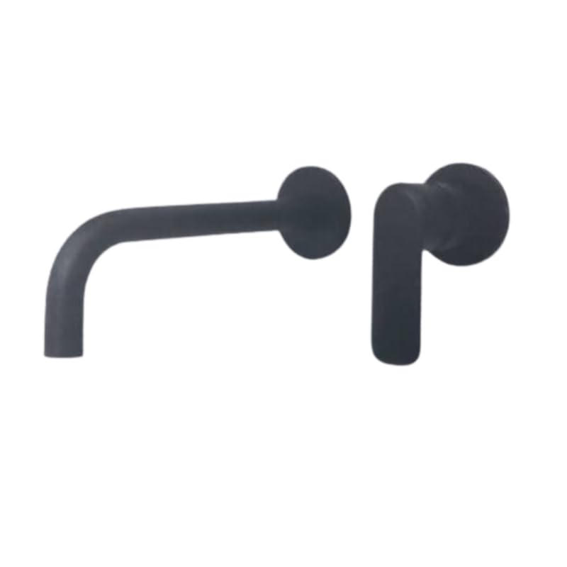 Image of IMPALLI Miscelatore Lavabo Bagno A Incasso Con Deviatore Rubinetto Bagno Lavabo Con Piletta Click Clack 1&#39;&#39; 1/4 Inclusa Miscelatore Bagno Lavabo Serie HH (NERO OPACO)