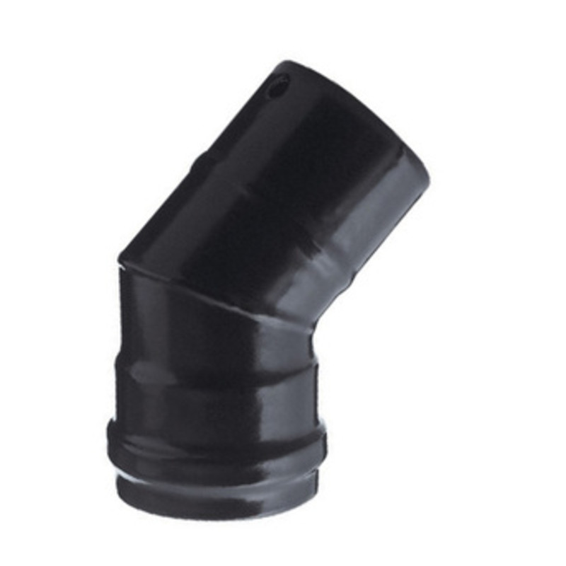 Image of GOMITO PER STUFA A PELLET 45 ATTACCO MF D 10 CM