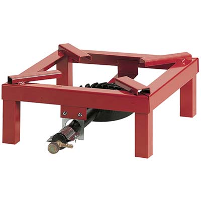 Image of FORNELLONE QUADRO BRUCIATORE GHISATUBOLARE PIATTO VERN CM 40X40