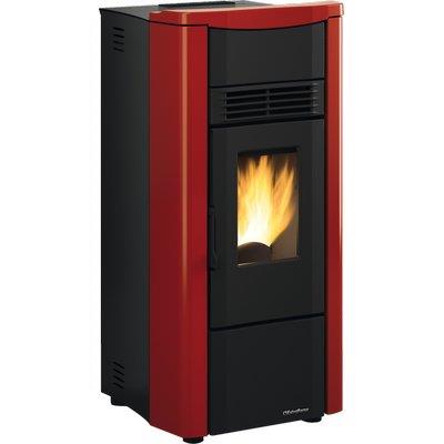 Image of STUFA PELLET GIUSY EVO 2.0 EXTRAFLAMEBORDEAUX KW 7 MM 498X504 H.MM 1022
