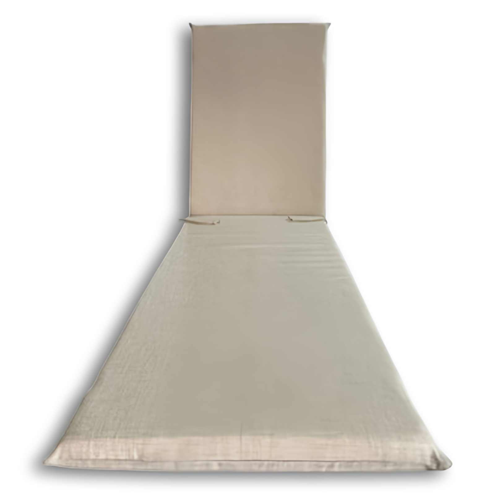 Cuscino Garden Lettino H.4,5 cm 180x60, Beige,Grigio,Ecrù, Comodo e Resistente COLORE: ECRU