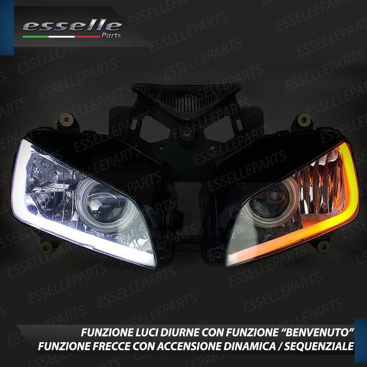 Coppia Strisce Led Luci Diurne DRL Frecce Dinamiche per Auto Coppia Strisce Led Luci Diurne DRL Frecce Dinamiche per Auto