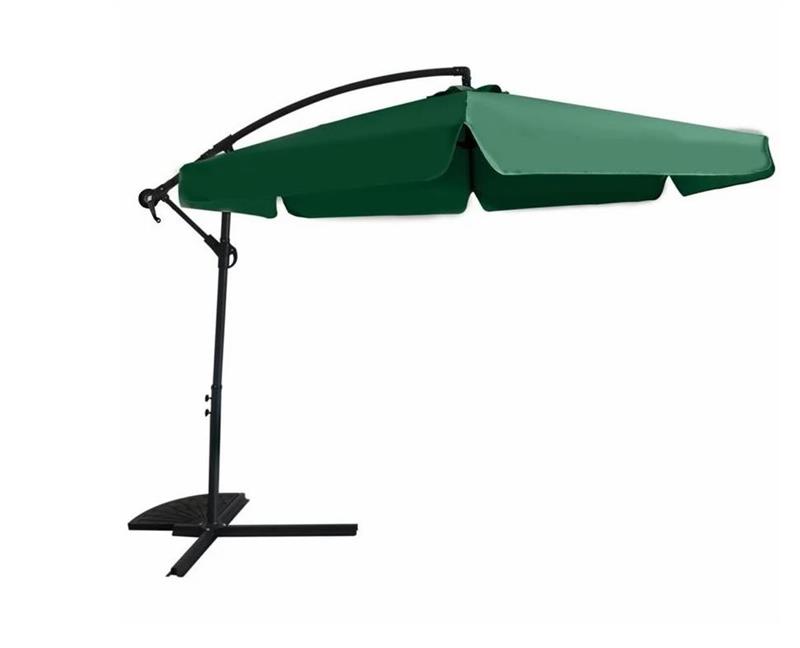 MAURY'S OMBRELLONE LAMPARA TONDO DA 3 METRI VERDE CON BORDO TUBO DIAMETRO 48 MM