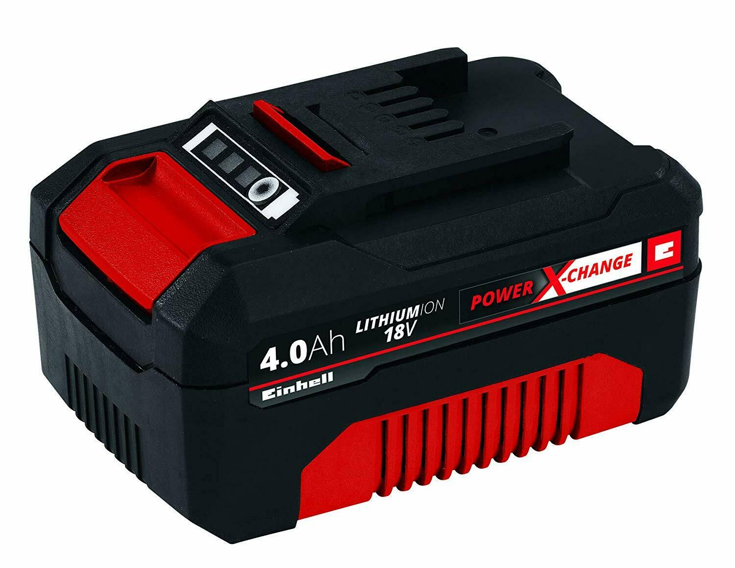 Batteria ricambio Einhell Power X Change 18v Trapano Avvitatore Smerigliatrice Intensità: 4,0 Ah
