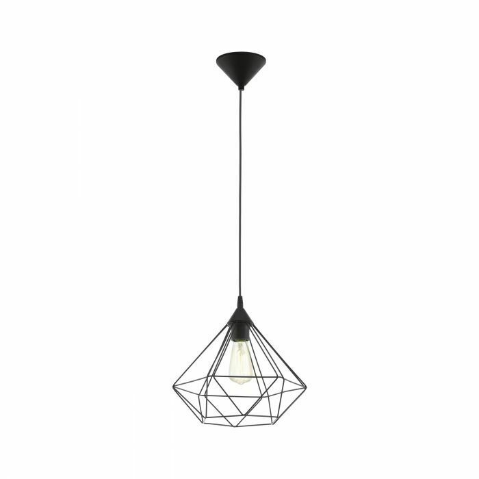 Lampada a Sospensione Lampadario Vintage Illuminazione Interno E27 Tarbes EGLO - Foto 2 di 5