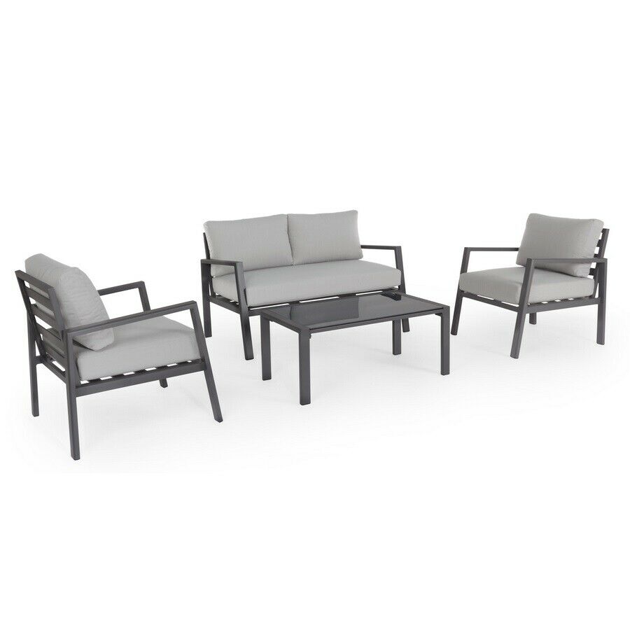 Set Giardino Salottino Arredamento Esterno Divano Poltrone Tavolo  Koral