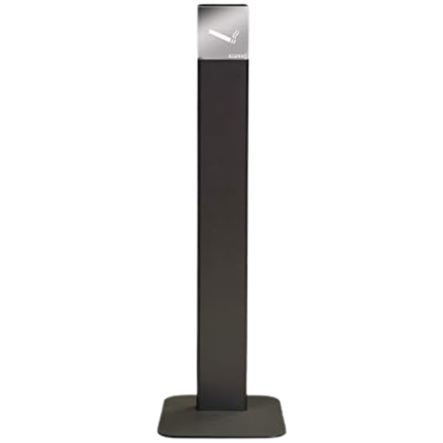 Image of ALUBOX Posacenere Da Esterno Autoportante 30X30X98 Cm Portacenere Da Esterno Made In Italy In Acciaio Inox E Alluminio Posacenere Esterno Ideale Per Esercizi Commerciali COLORE: ANTRACITE