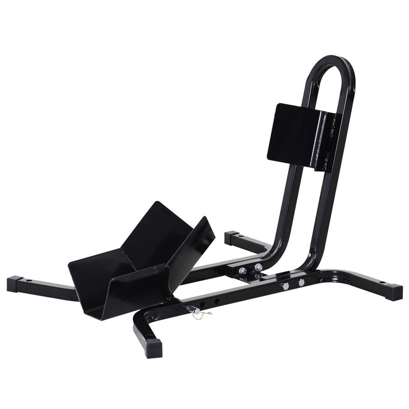 Image of BLOCCA RUOTA MOTO REGOLABILE SU 3 LIVELLI DA 250 KG MAX IN METALLO 60X55X43 CM NERO
