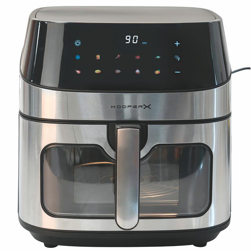 FRIGGITRICE AD ARIA DIGITALE XXL 9,2LT CAPACITÀ CESTELLO: 8 LITRI 10 PROGRAMMI DISPLAY DIGITALE TOUCH L.41,3 X P32,5 X H32,7 CM NERO