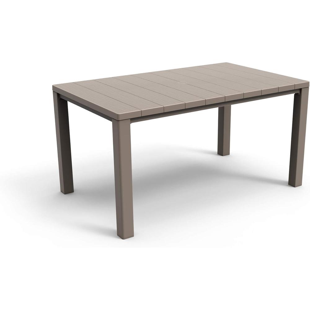 Tavolo da Esterno Keter Julie in Plastica effetto Legno Colore: Cappuccino