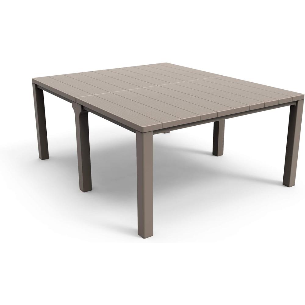 Tavolo da Esterno Keter Julie Doppia Composizione Colore: Cappuccino