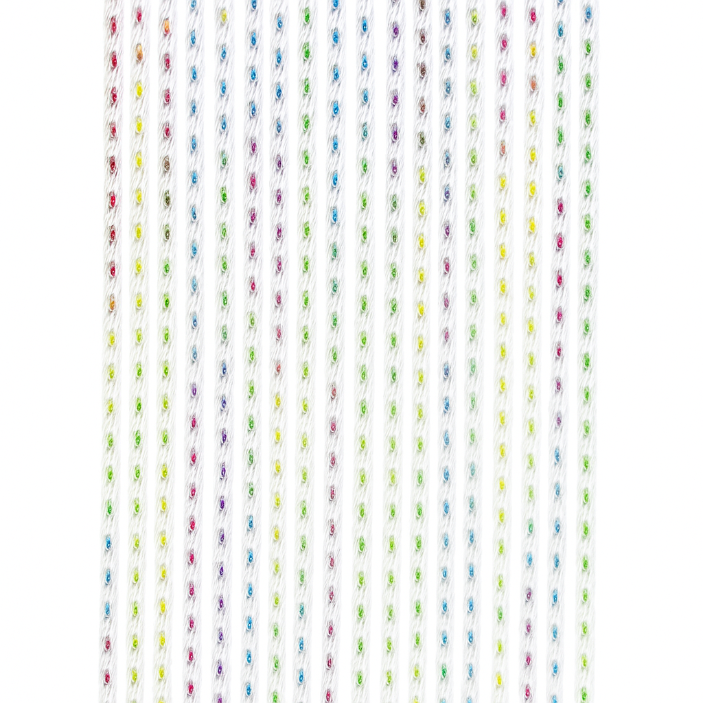 Image of Tenda Antimosche 120x240 cm Mod. MEDUSA multicolor per portefinestre esterno