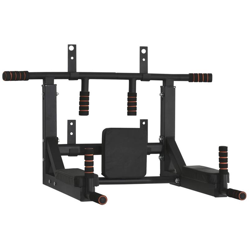 Image of BARRA TRAZIONI MURO IN ACCIAIO CON IMBOTTITURE ANTISCIVOLO CARICO MASSIMO120 KG
