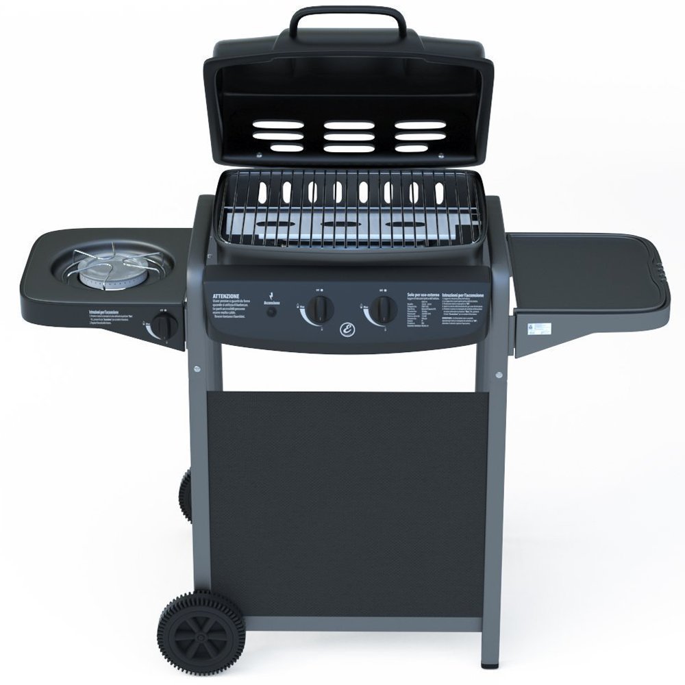 Barbecue A Gas Con Fuoco Bruciatore Laterale BBQ Co…