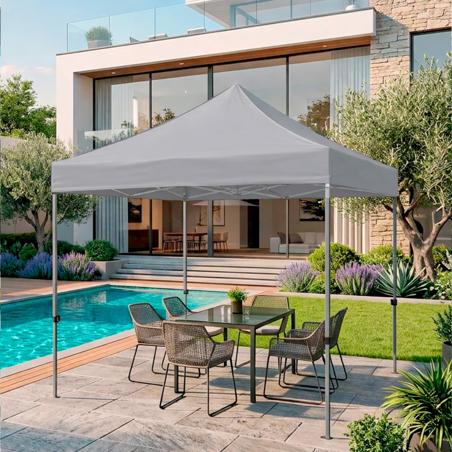 Gazebo Professionale 3x3 M Richiudibile Automatico…