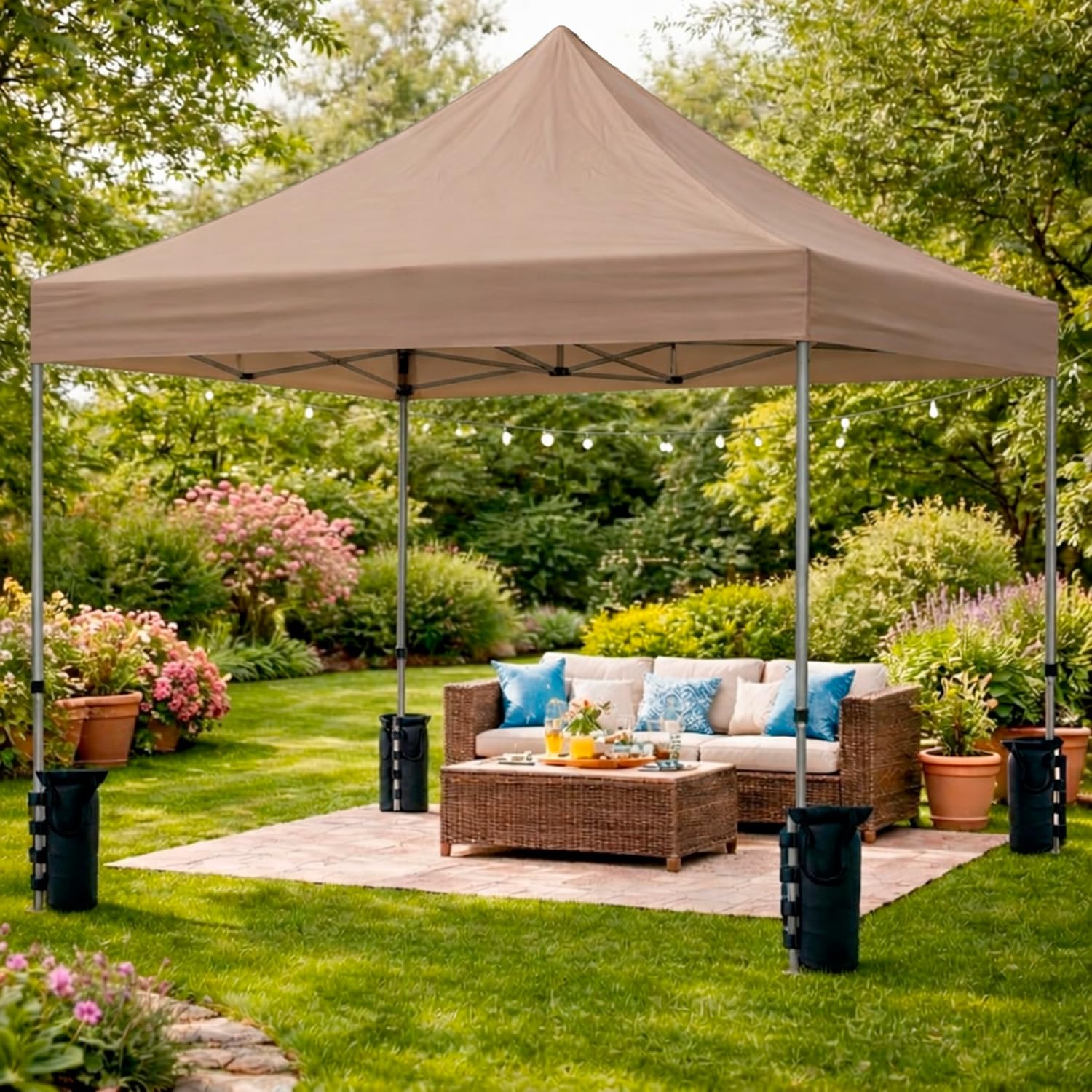 Gazebo Professionale 3x3 M Richiudibile Automatico…