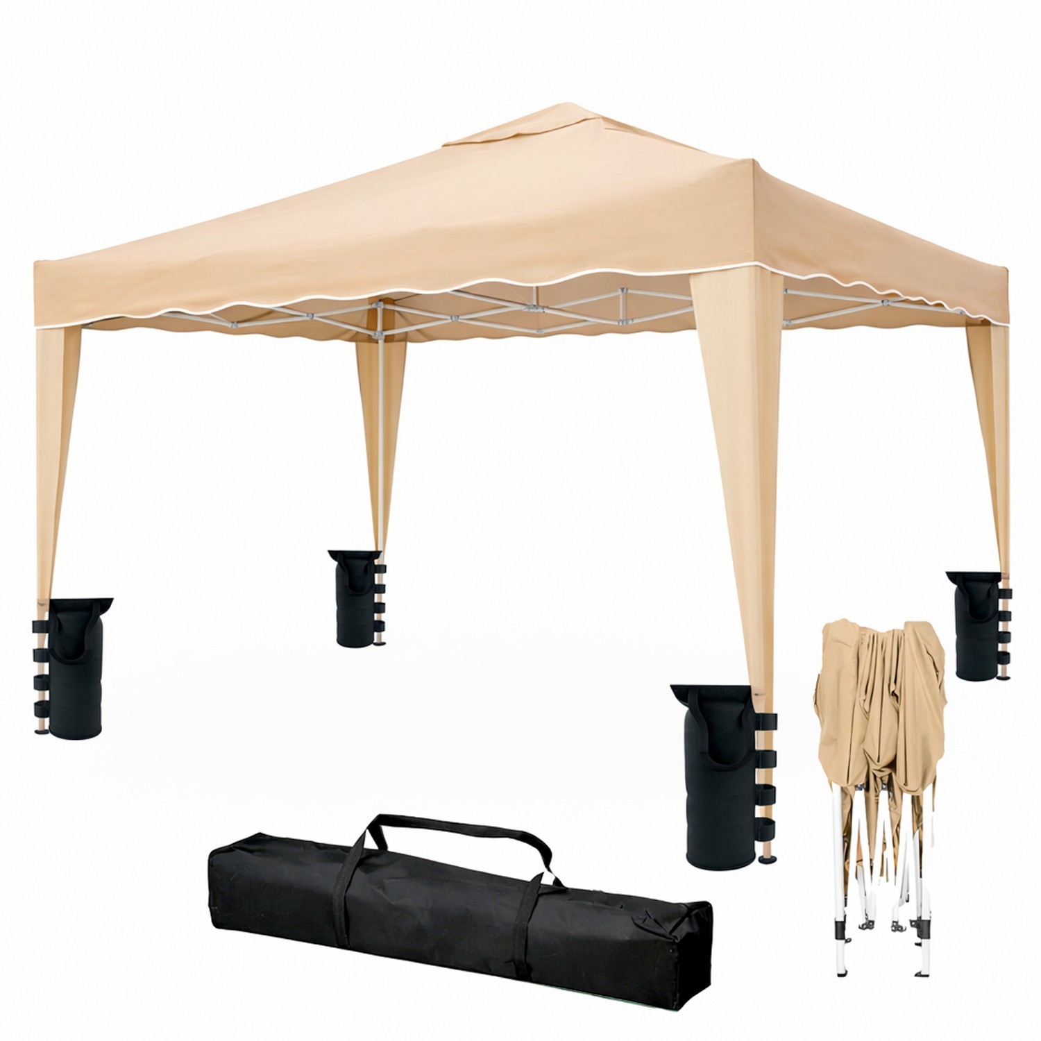 Gazebo pieghevole impermeabile 3x4 M con 4 sacche p…