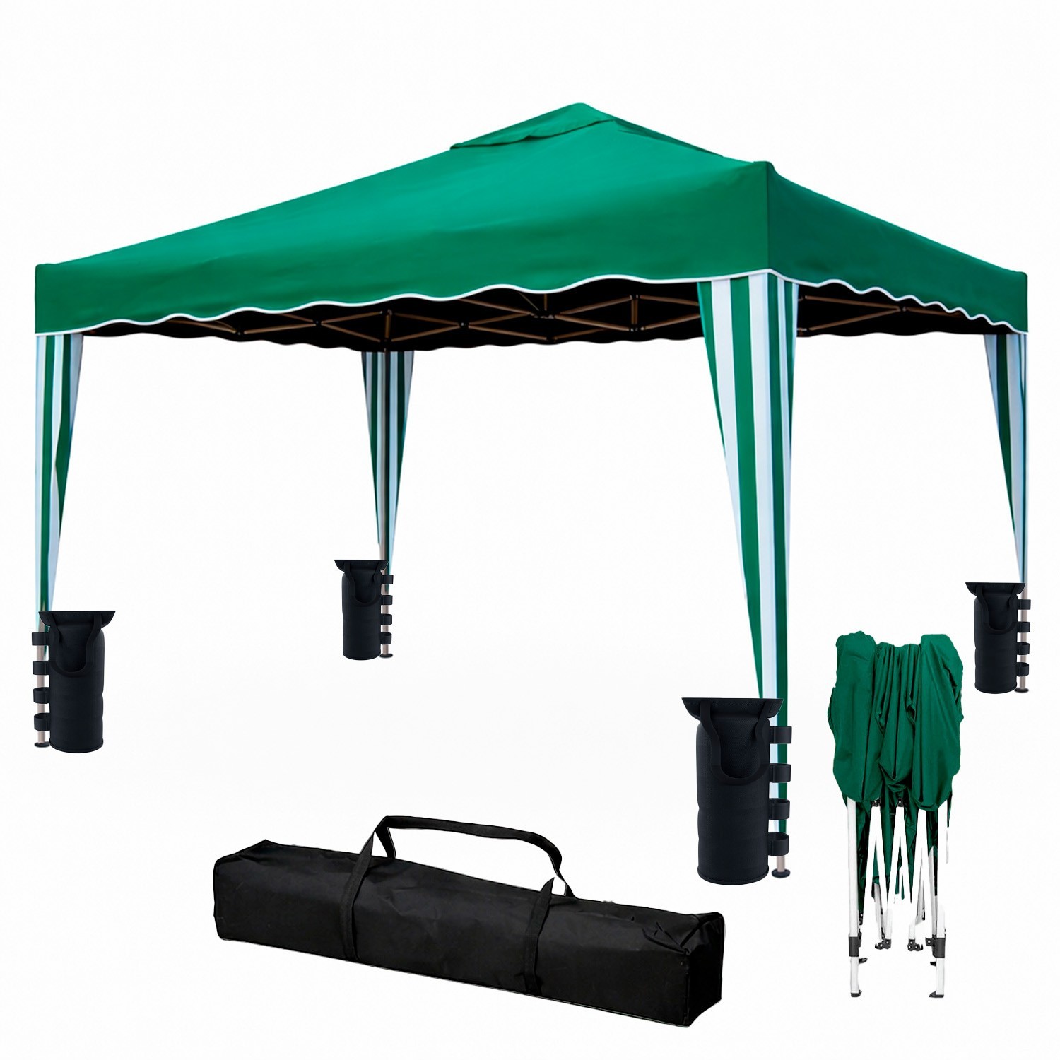 Gazebo pieghevole impermeabile 3x4 M con 4 sacche p…