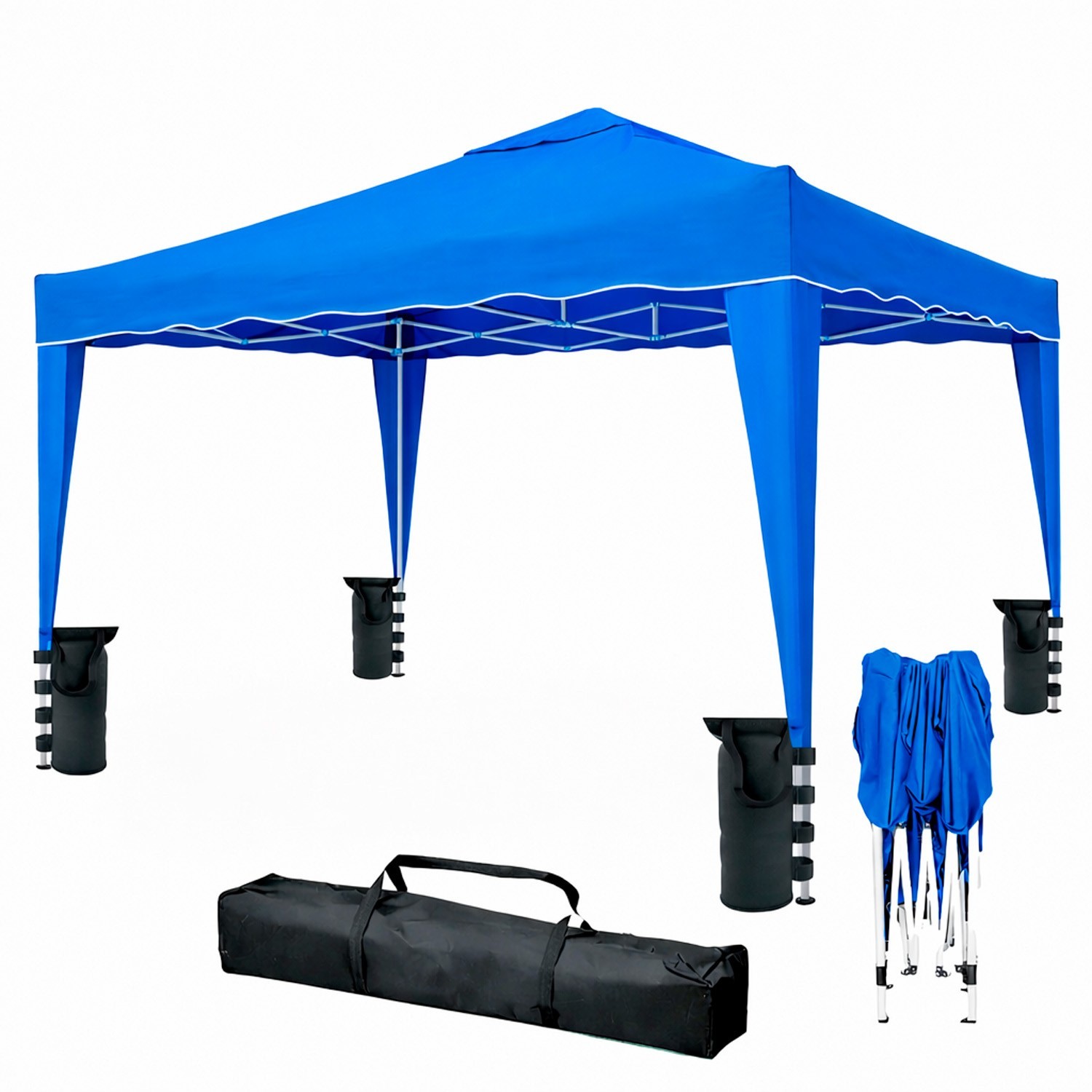 Gazebo pieghevole impermeabile 3x4 M con 4 sacche p…