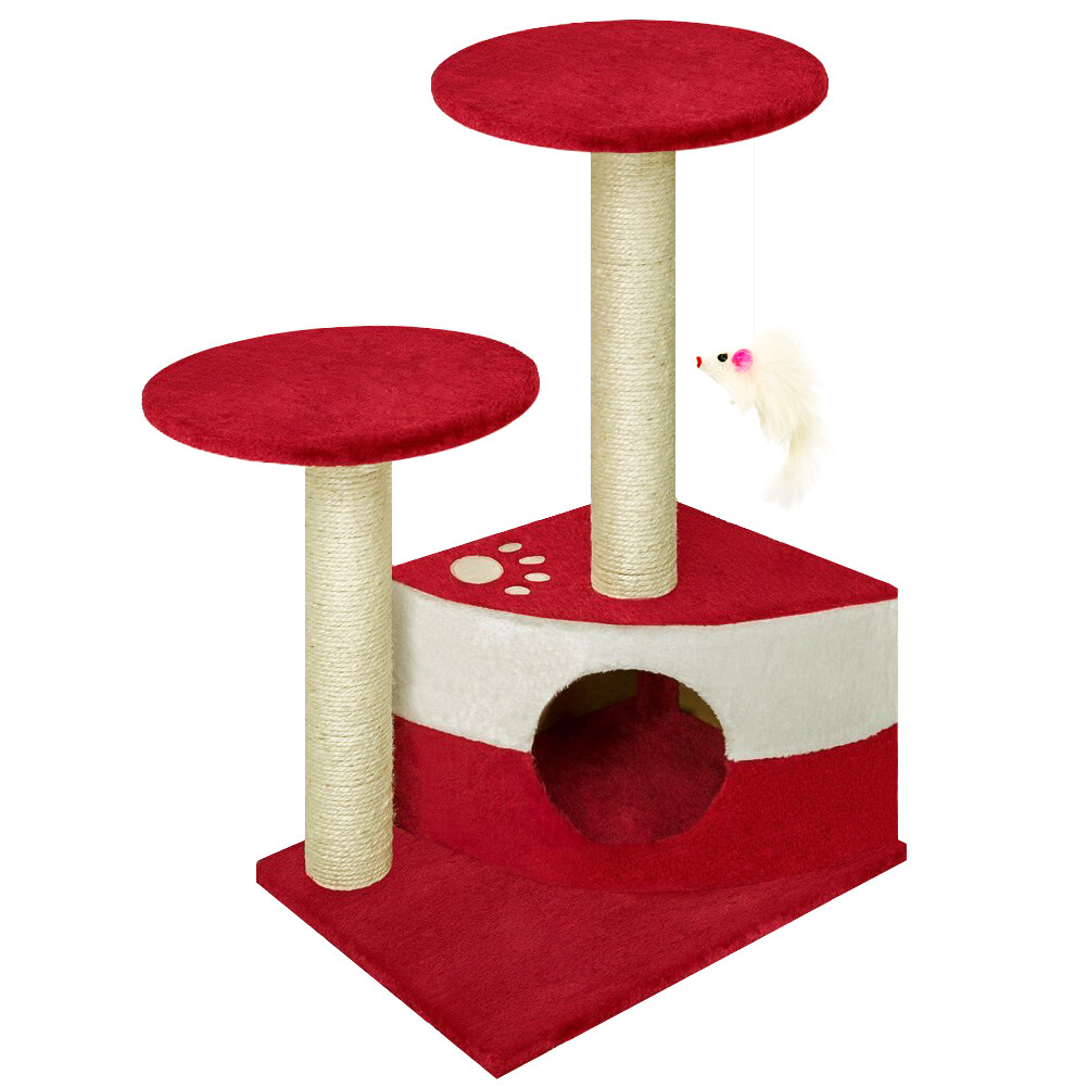 Tiragraffi albero per gatto graffiatoio cuccia gioco parco giochi tira graffi
