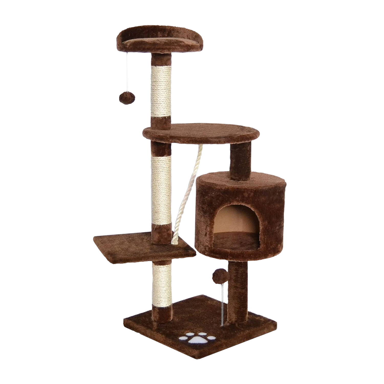 Tiragraffi albero per gatto graffiatoio cuccia gioco parco giochi tira graffi