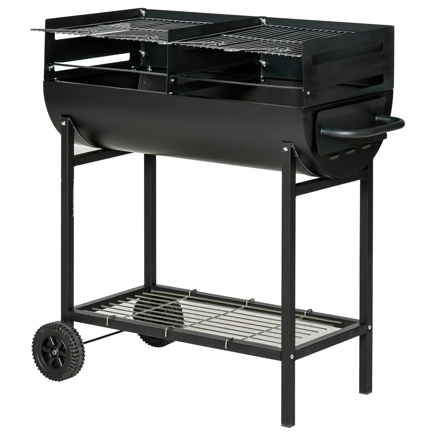 Barbecue A Carbone Con 2 Griglie Regolabili BBQ In…