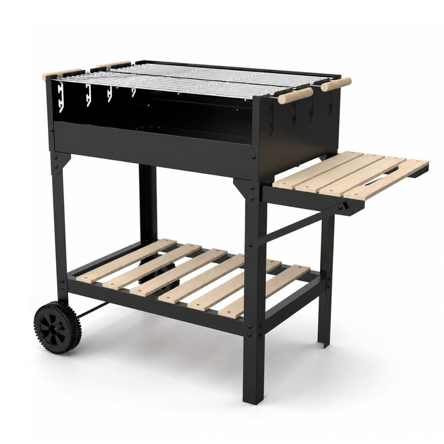 Barbecue A Carbone Con Griglia Regolabile In Altezz…