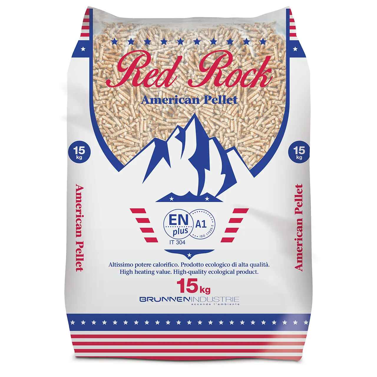 PELLET SACCO 15KG RED ROCK SET 12PZ - CASAE