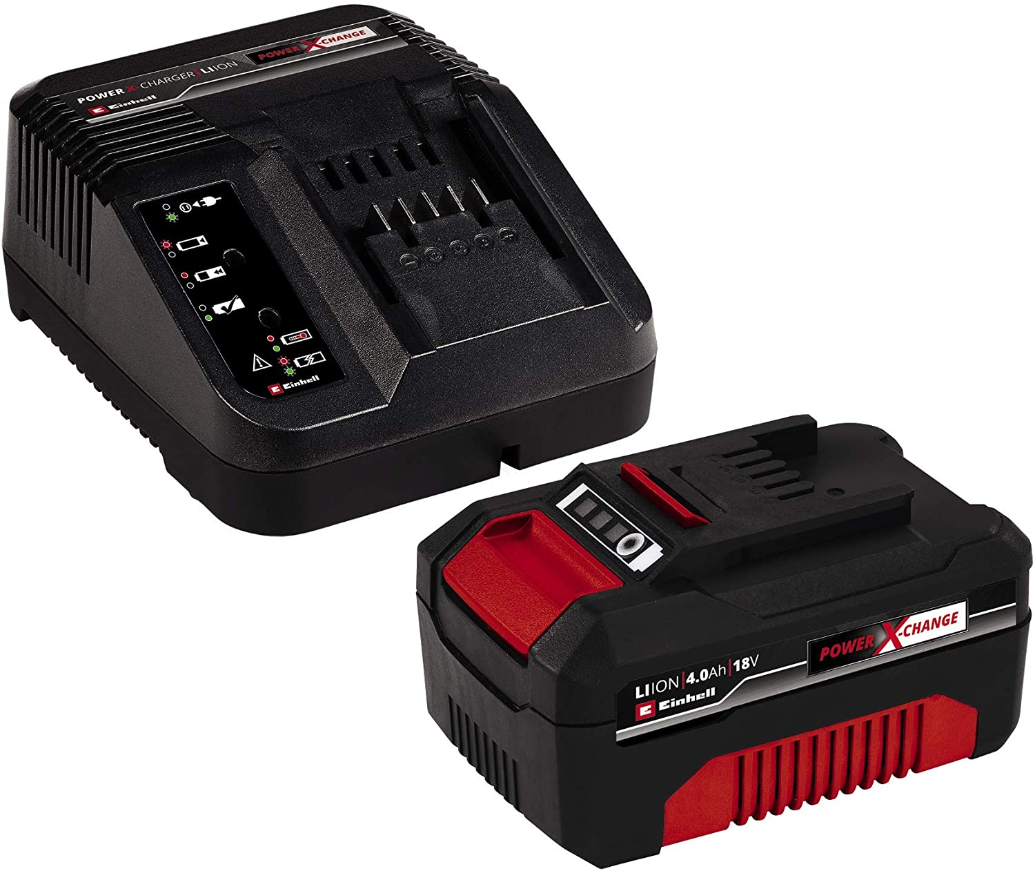 Starter Kit PXC Einhell Batteria e Caricabatteria 18 V 4 Ah Universale 4512042