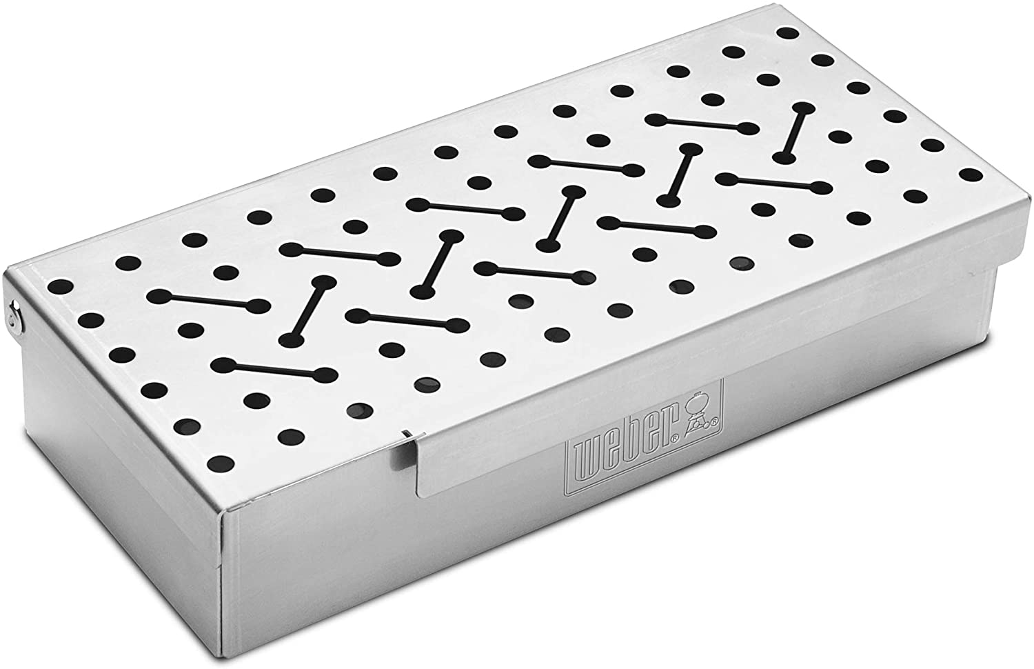 Image of Affumicatoio Universale per Barbecue a Gas o Carbone in Acciaio Inox Weber 7576