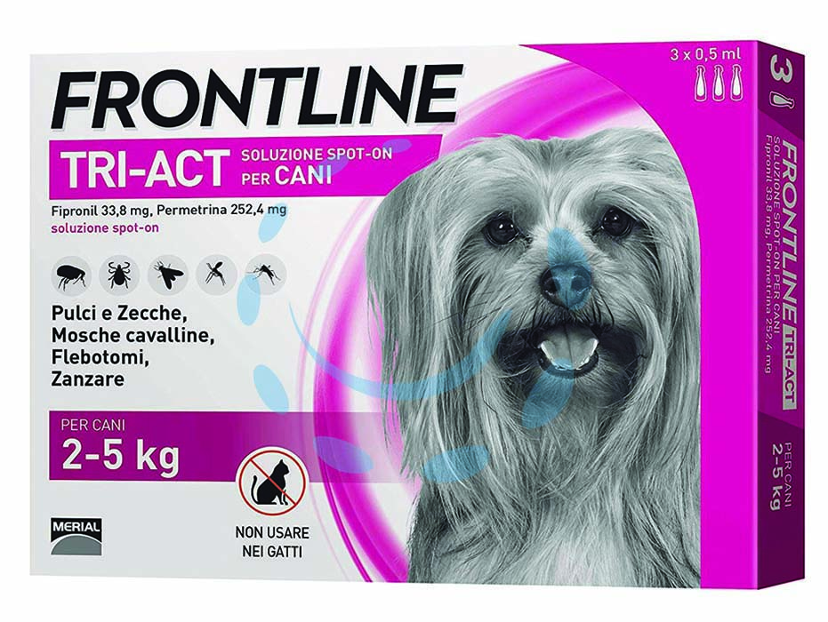 FRONTLINE TRI-ACT SPOT-ON PER CANI  XS